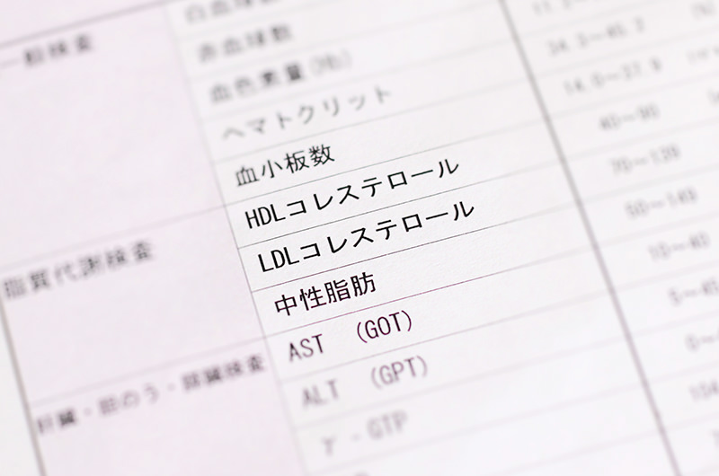 血液中の脂質の濃度が異常な値を示す状態